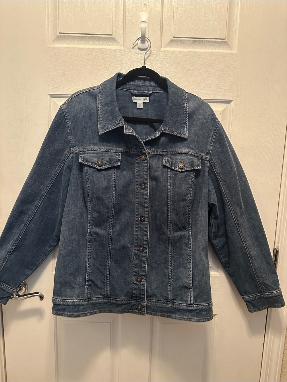 Coldwater Creek Blue Denim Jacket for Women Size 22